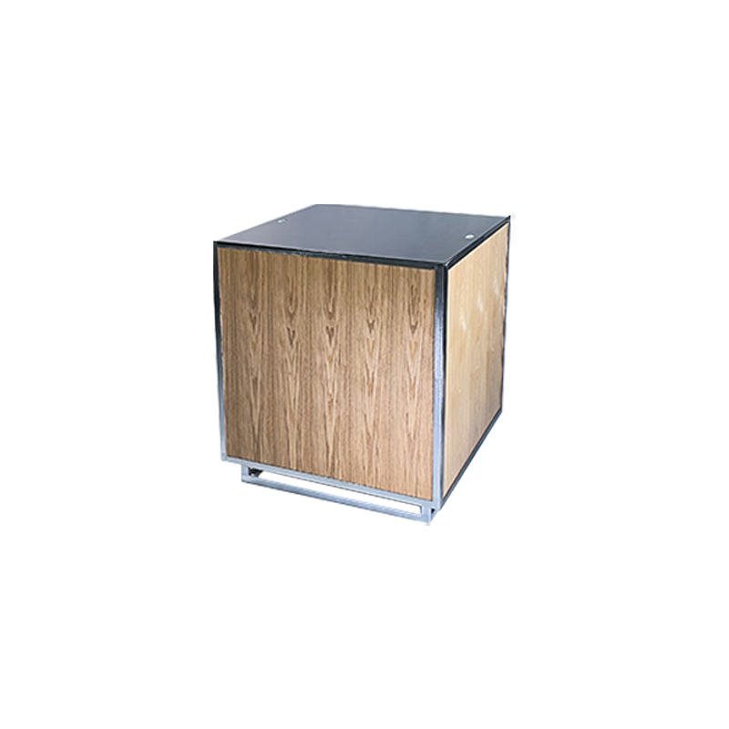 MODB111320P45 Buffet Up 80x80 H90 bois top inox