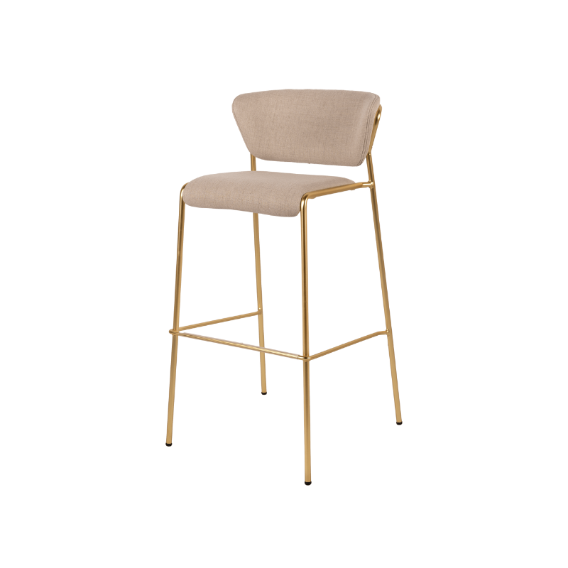 Tabouret Lisa laiton