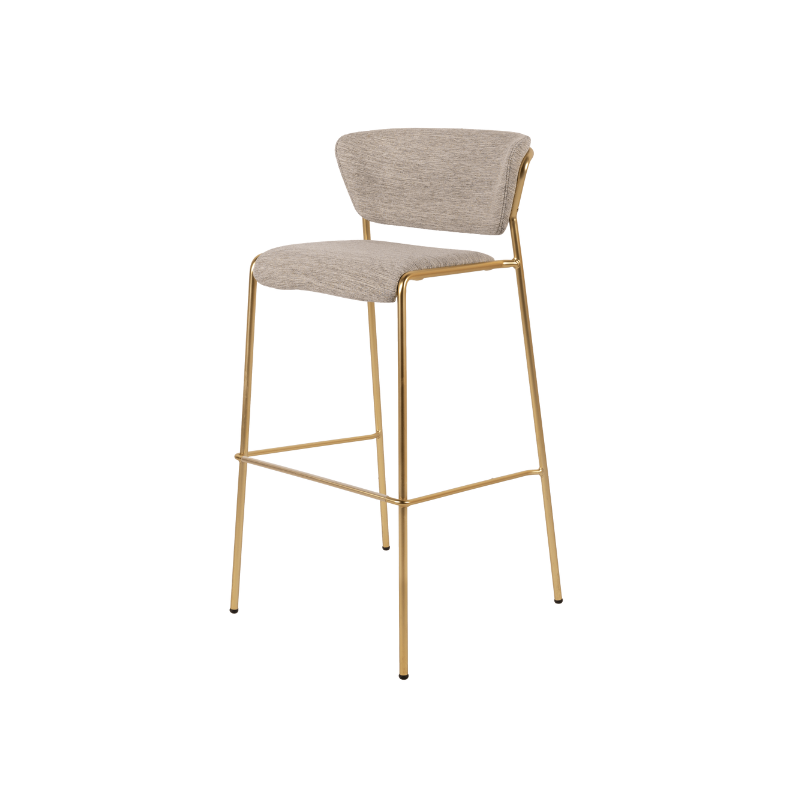 Tabouret Lisa laiton