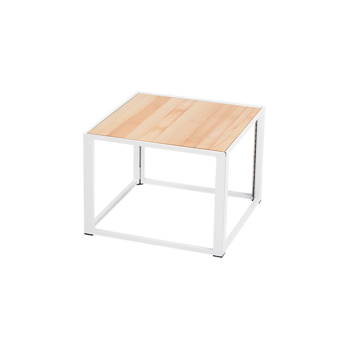 kadra h45   60 x 60cm   blanc  bois e1745281841841