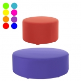 Grand pouf rond pop