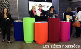 Les steles houssees