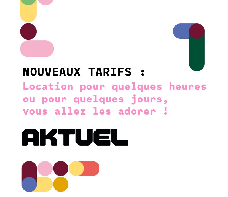 Nouveaux tarifs