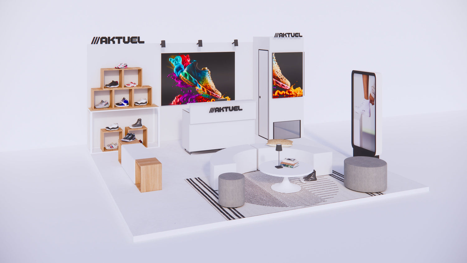 Location de mobilier pour salon professionnel : créez un stand qui marque les esprits