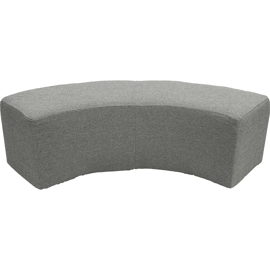Pouf Tweed 1/4 rond