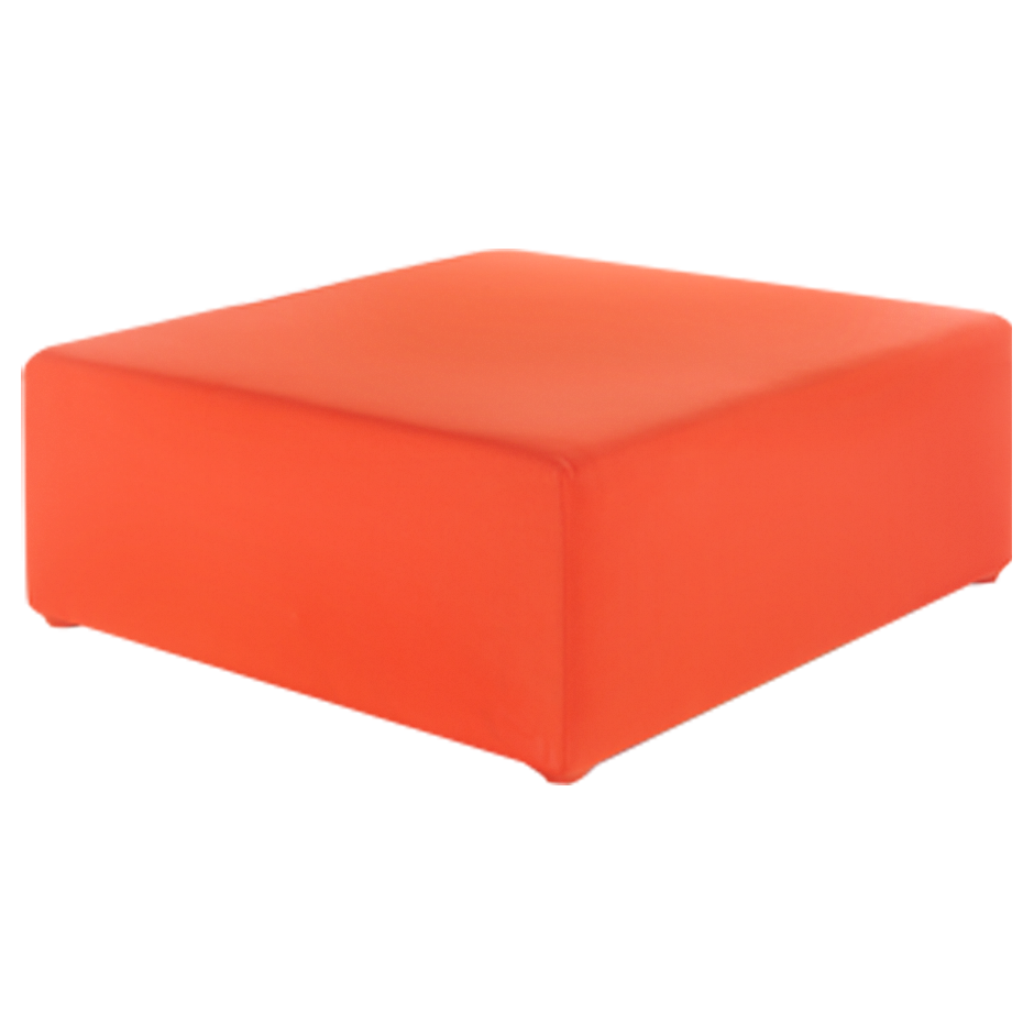 102653   pouf carre 100 pop   mandarine