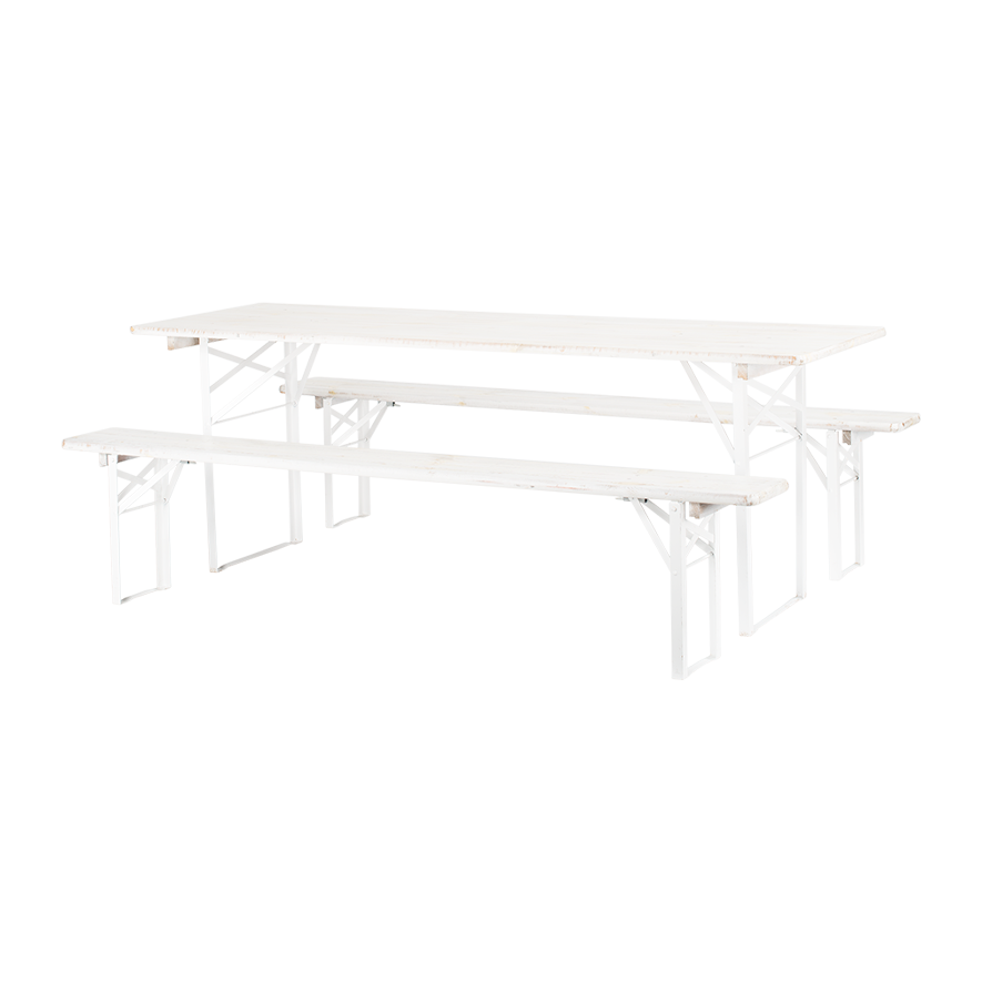103350 table pyla blanche bancs