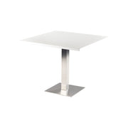 111344 Table Stan H76 90x90 blanc et blanc