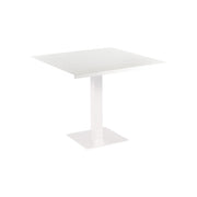 111344 Table Stan H76 90x90 blanc et blanc