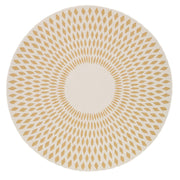 Tapis rond Diamond Ø160 cm - jaune