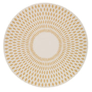 Tapis rond Diamond Ø160 cm - jaune