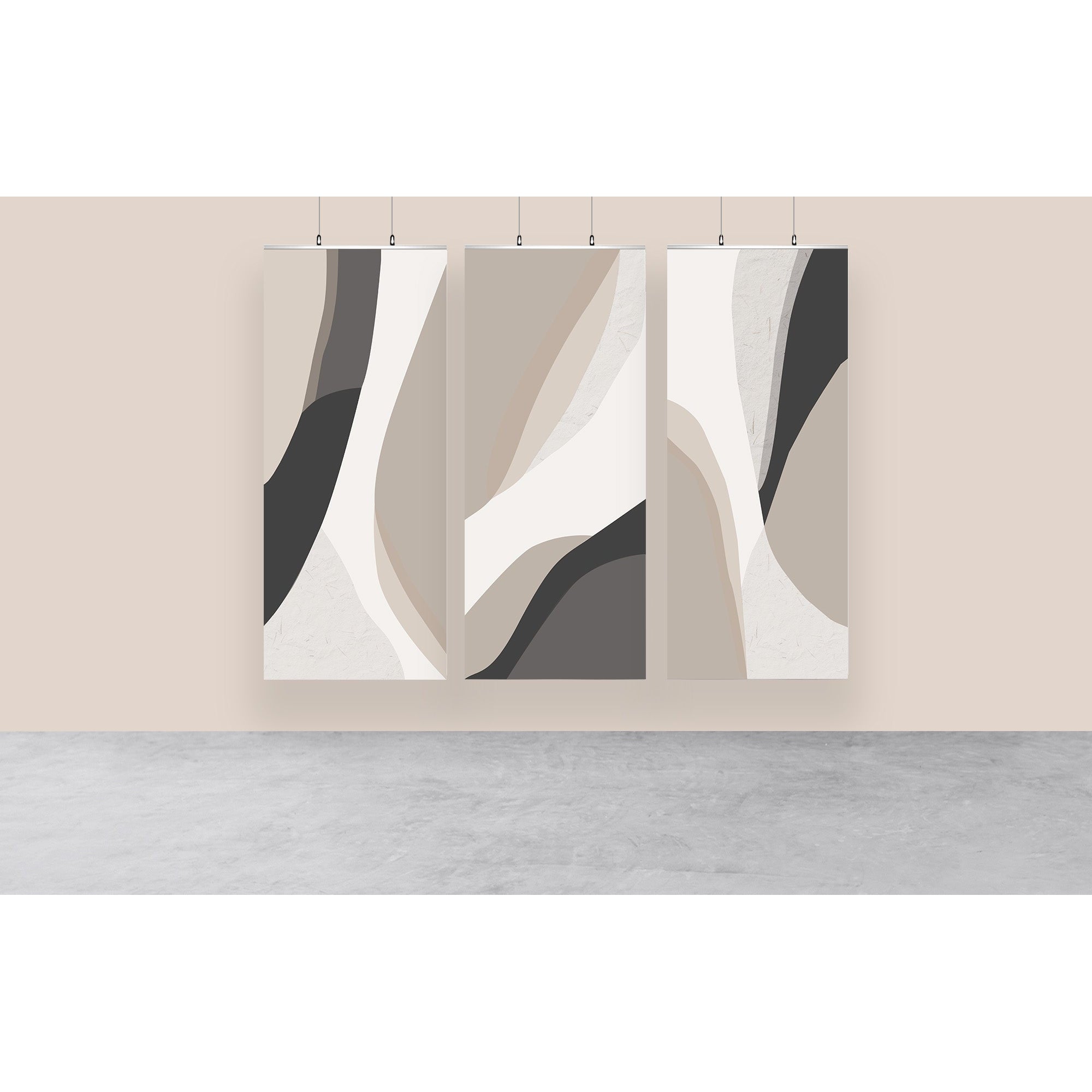 Visuel mural - Abstrait Triptyque