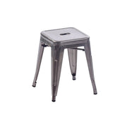 Tabouret bas Gunmetal