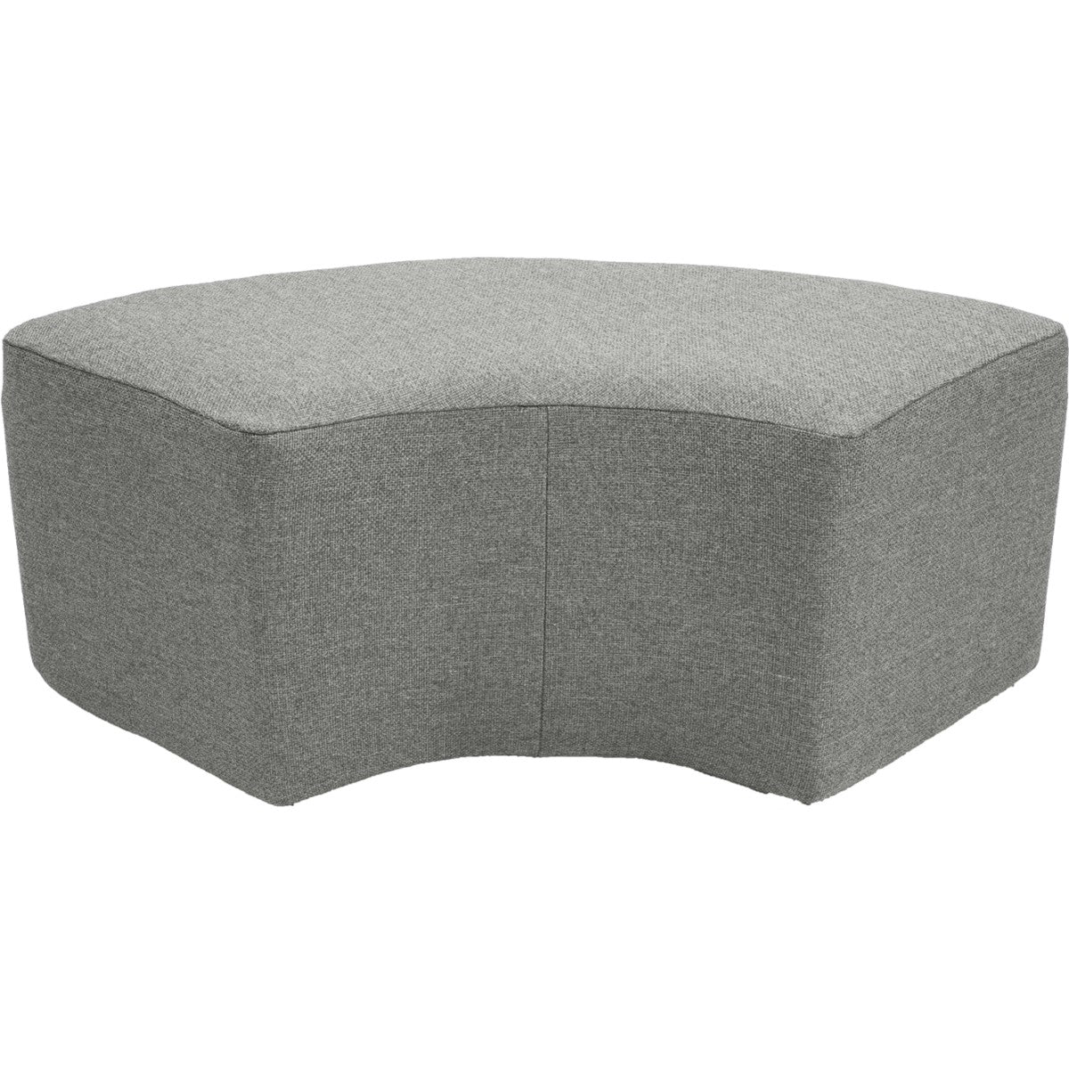 Pouf Tweed 1/4 rond