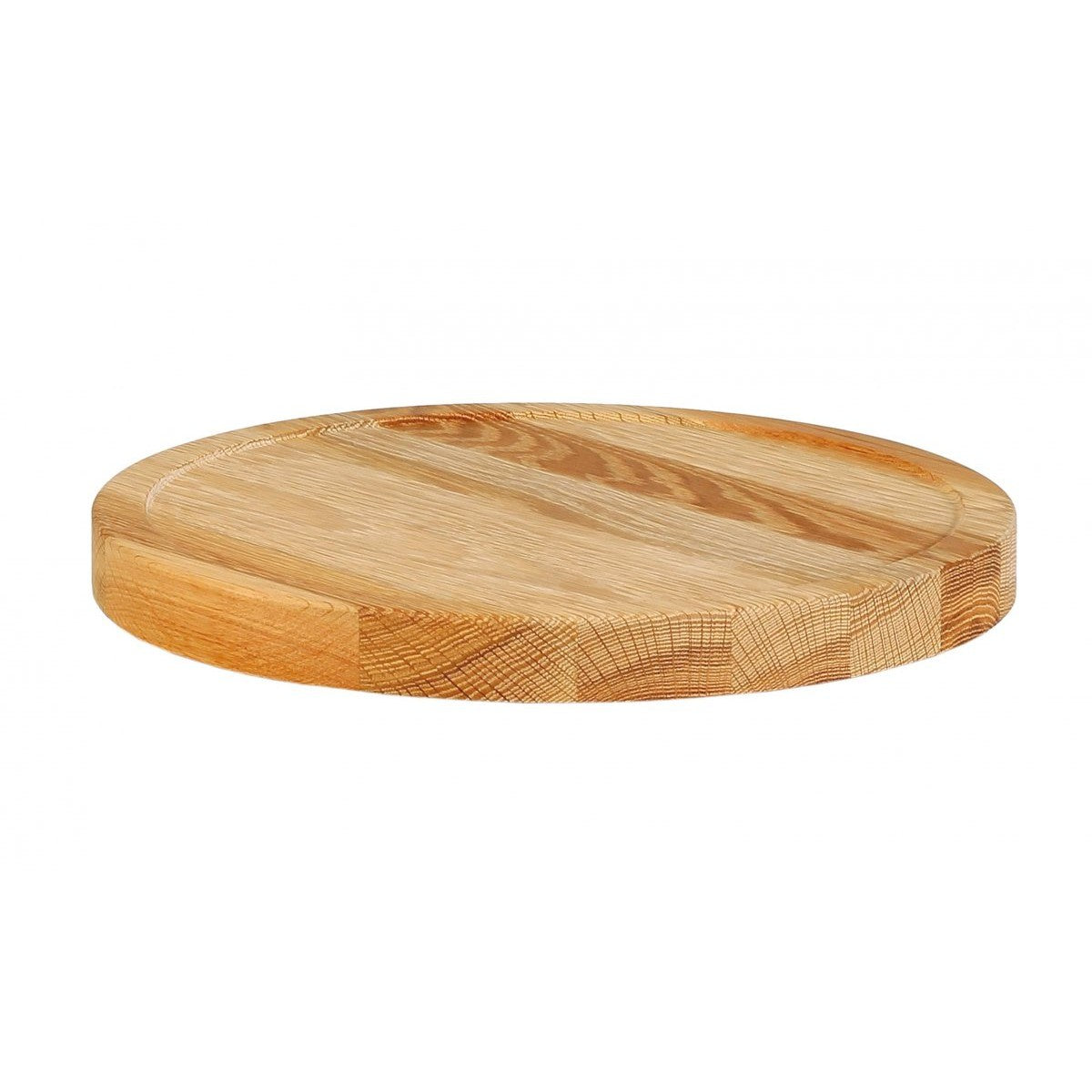 Plateau bois pouf dia 43