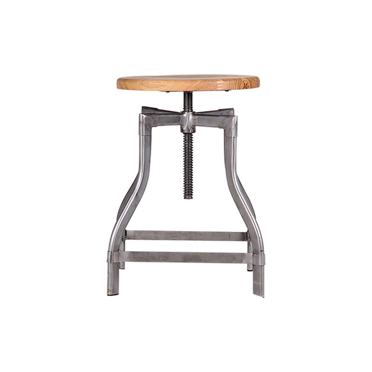 Tabouret bas Gunmetal vis