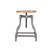 Tabouret bas Gunmetal vis