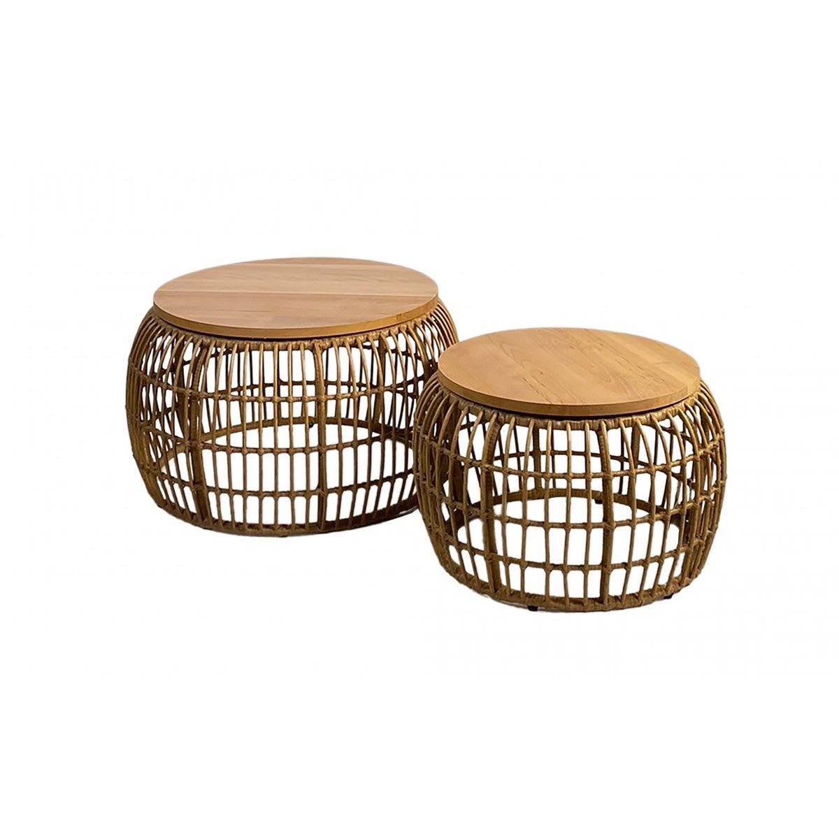 Rattan Coffee Table by K