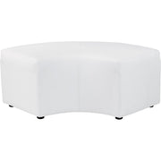 Pouf Nikki 1/4 rond L150 - blanc