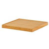 Plateau bois pouf 43 x 43
