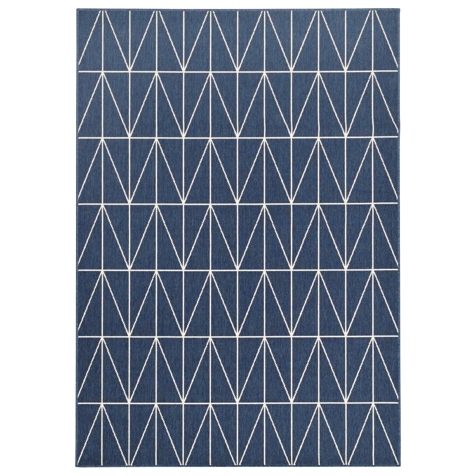 Tapis Zag 200×290 cm – bleu