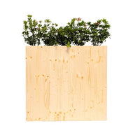 Jardinière haute - Eco - 106x25x100Ht  avec végétation