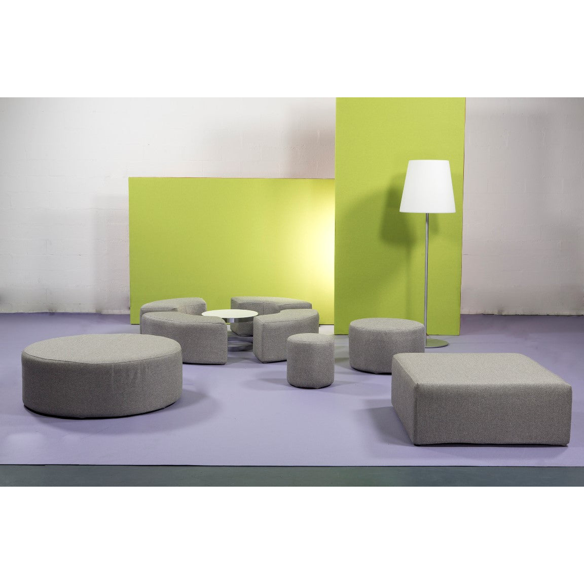 Pouf Tweed carré L100