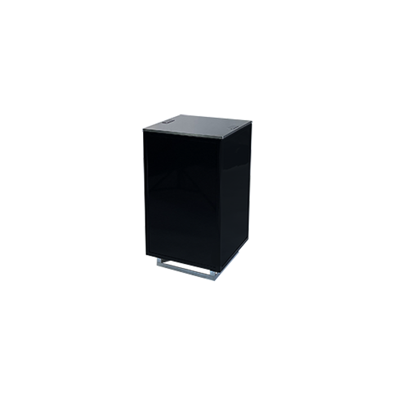 MODB111004P45 Buffet Up 50x50 H90 noir top inox