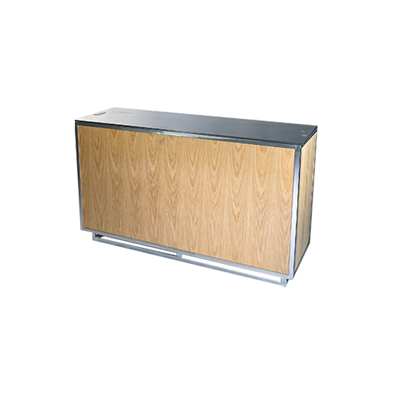 MODB111220P45 Buffet Up 150x50 H90 bois top inox