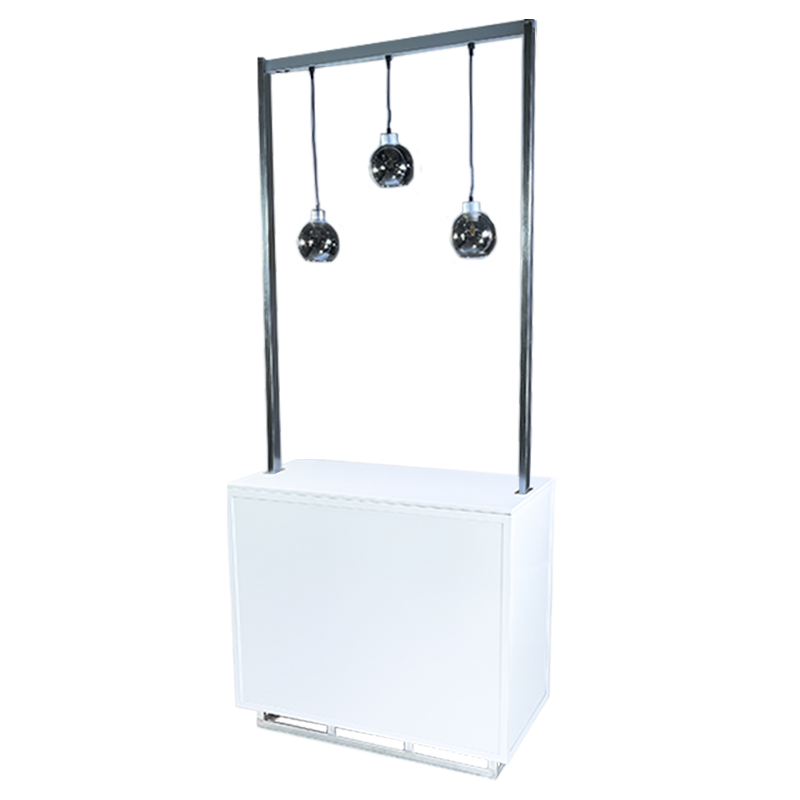 Buffet éclairé globe UP 100x50