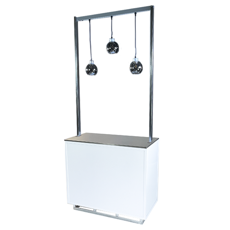 Buffet éclairé globe UP 100x50