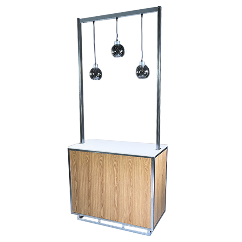 Buffet éclairé globe UP 100x50