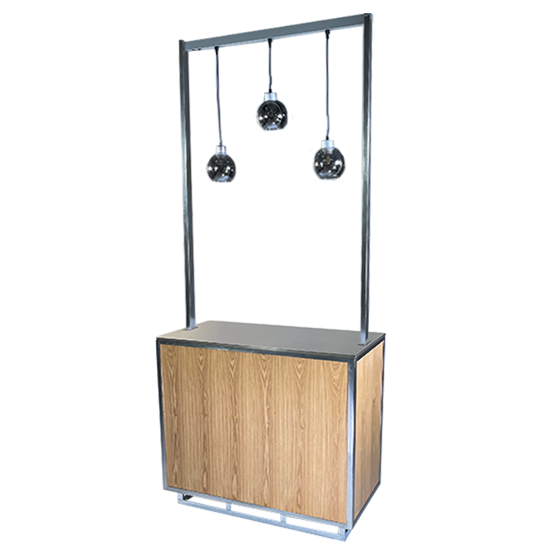 Buffet éclairé globe UP 100x50