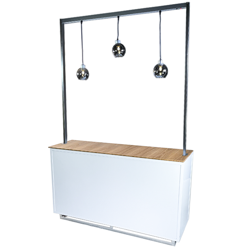 Buffet éclairé globe UP 150x50