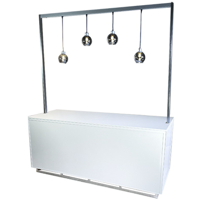 Buffet éclairé globe UP 200x80
