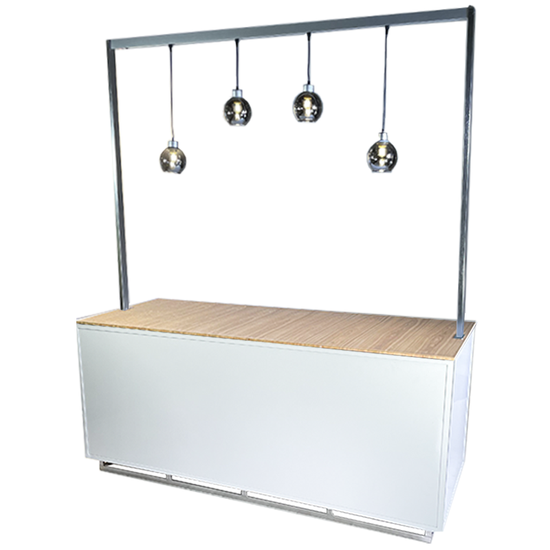 Buffet éclairé globe UP 200x80