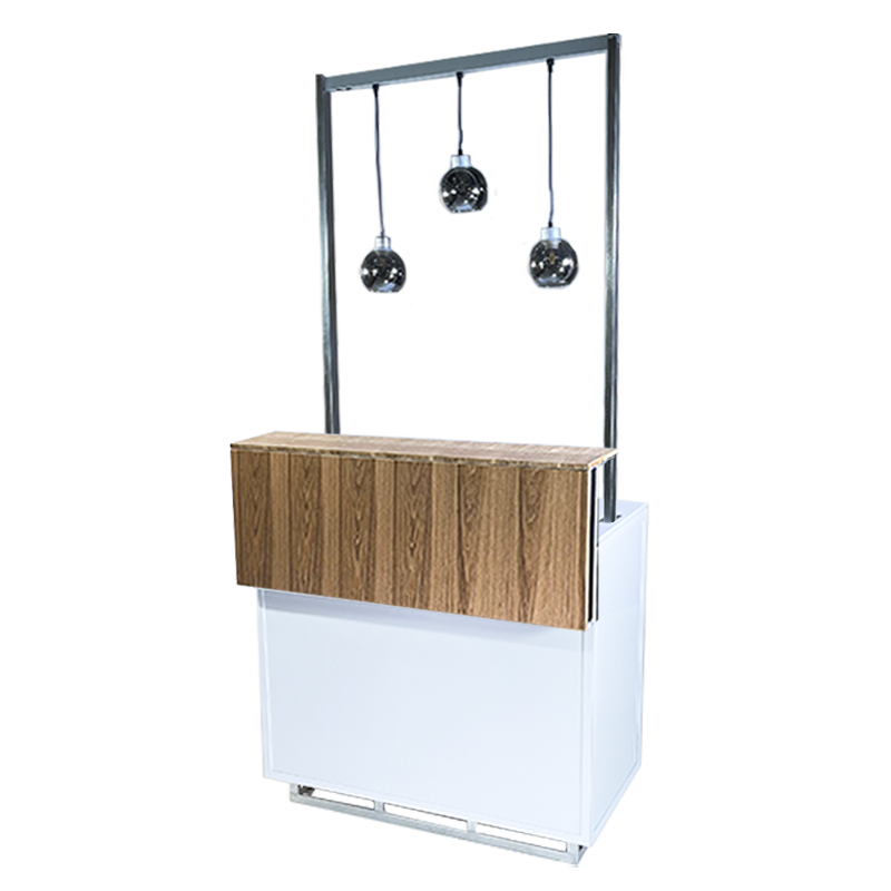MODC110404 Comptoir Up eclaire 100x50cm H110 noir V2