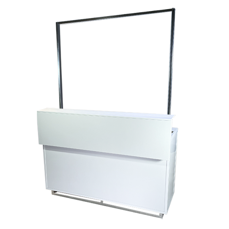 MODC110901 Comptoir Enseigne Up 150x50 H110 blanc