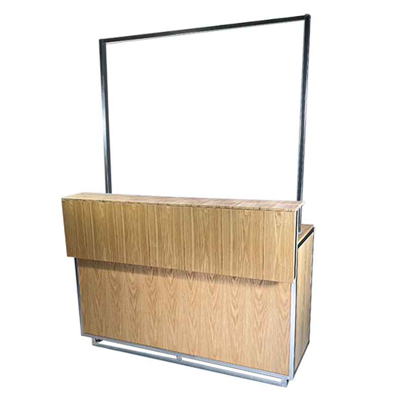 MODC110901 Comptoir Enseigne Up 150x50 H110 blanc