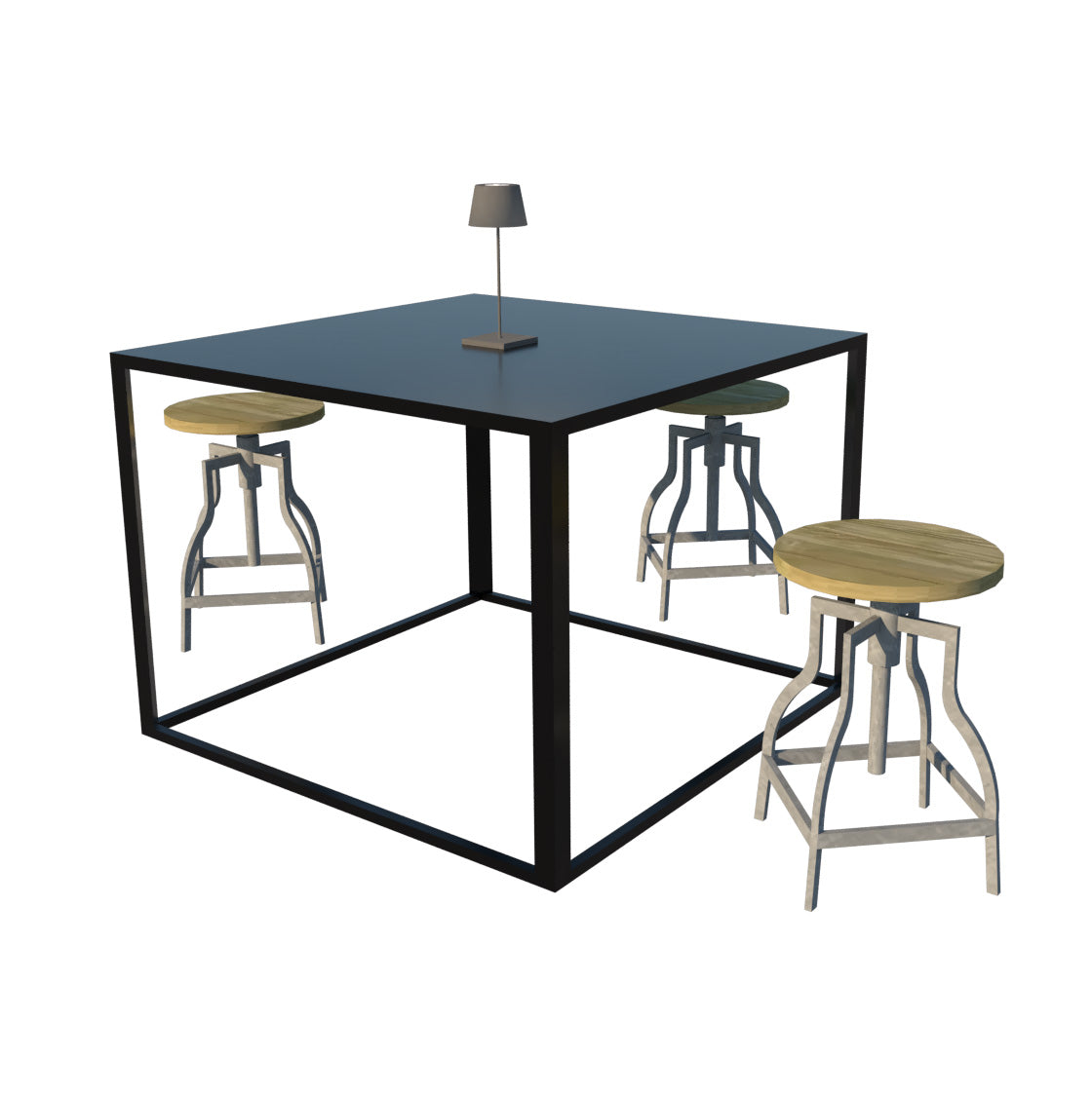 Table Kadra H73 - 100x100 cm