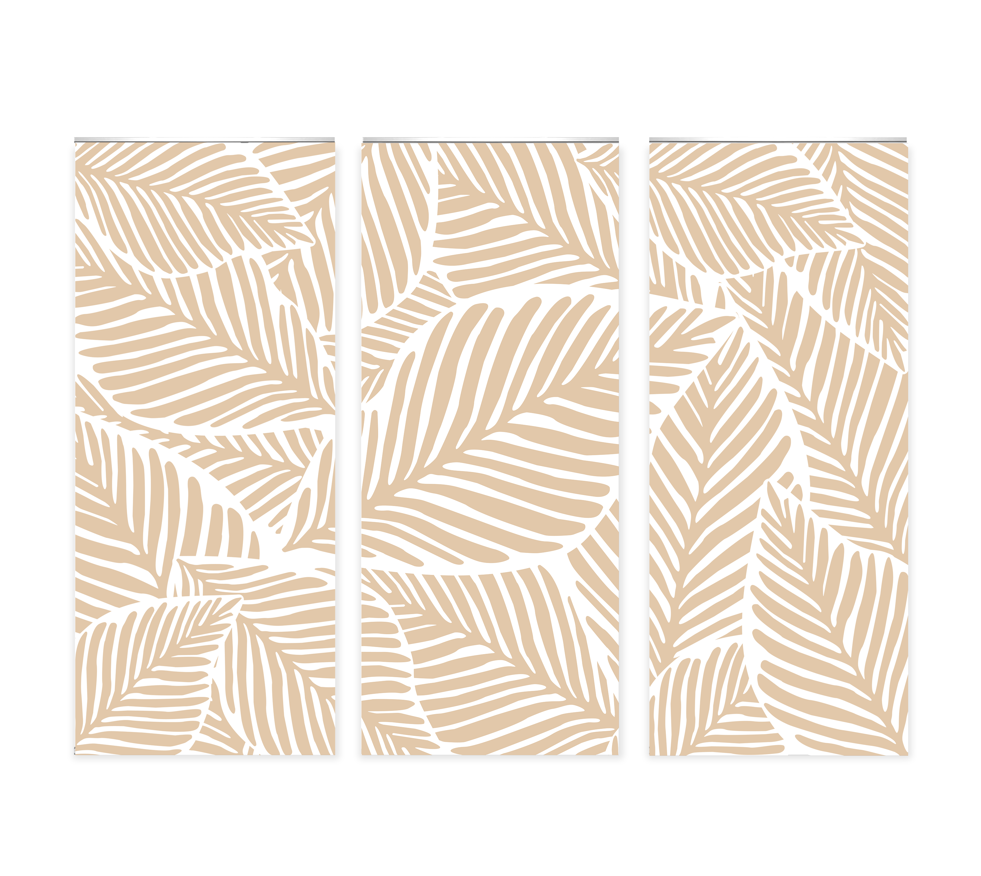 Visuel mural - Feuillage Triptyque