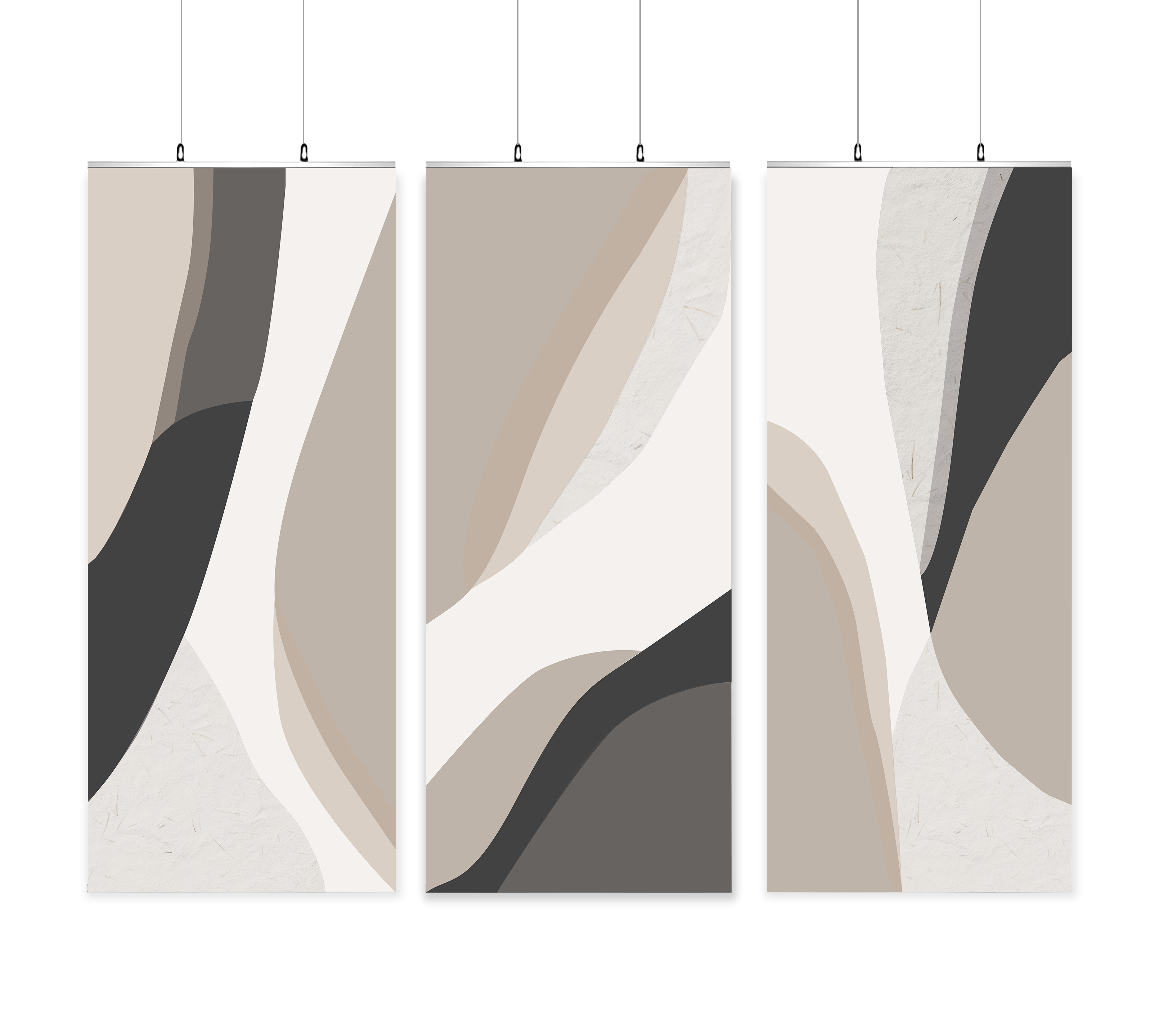 Visuel mural - Abstrait Triptyque