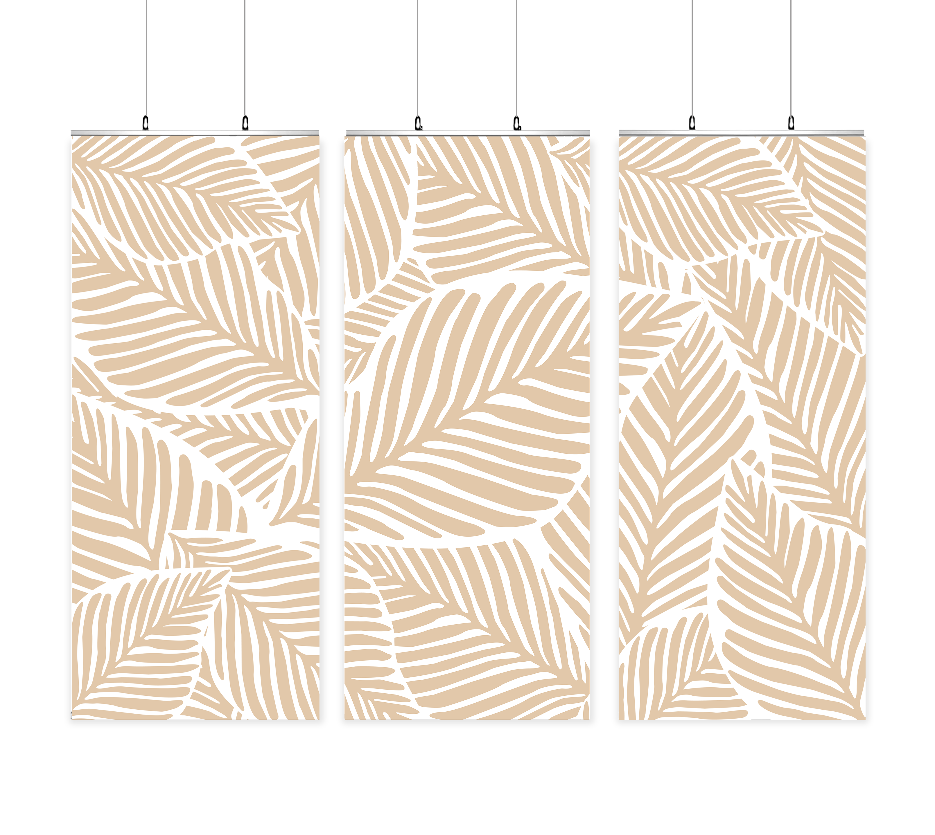 Visuel mural - Feuillage Triptyque
