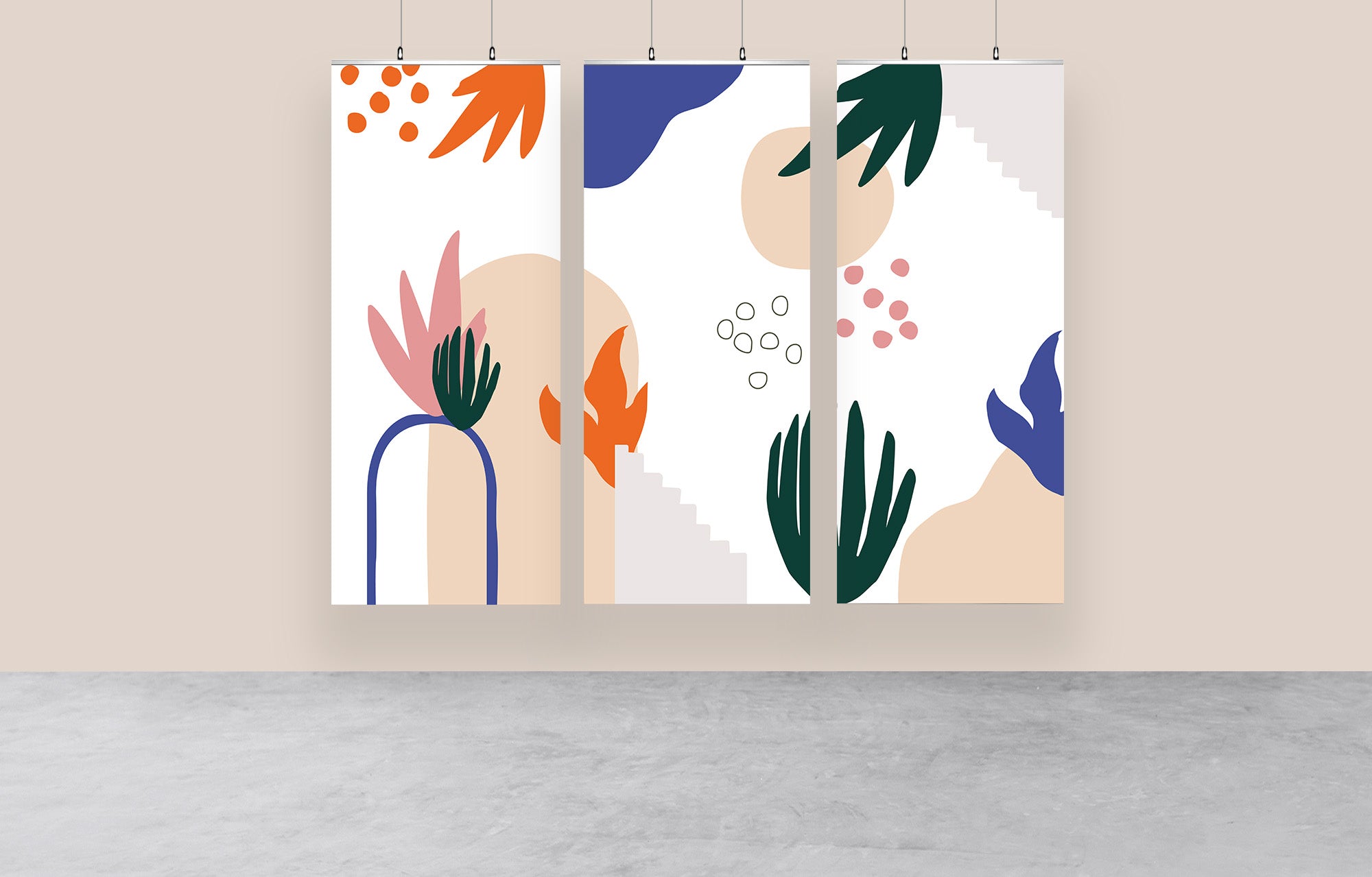 Visuel mural - Matisse Triptyque