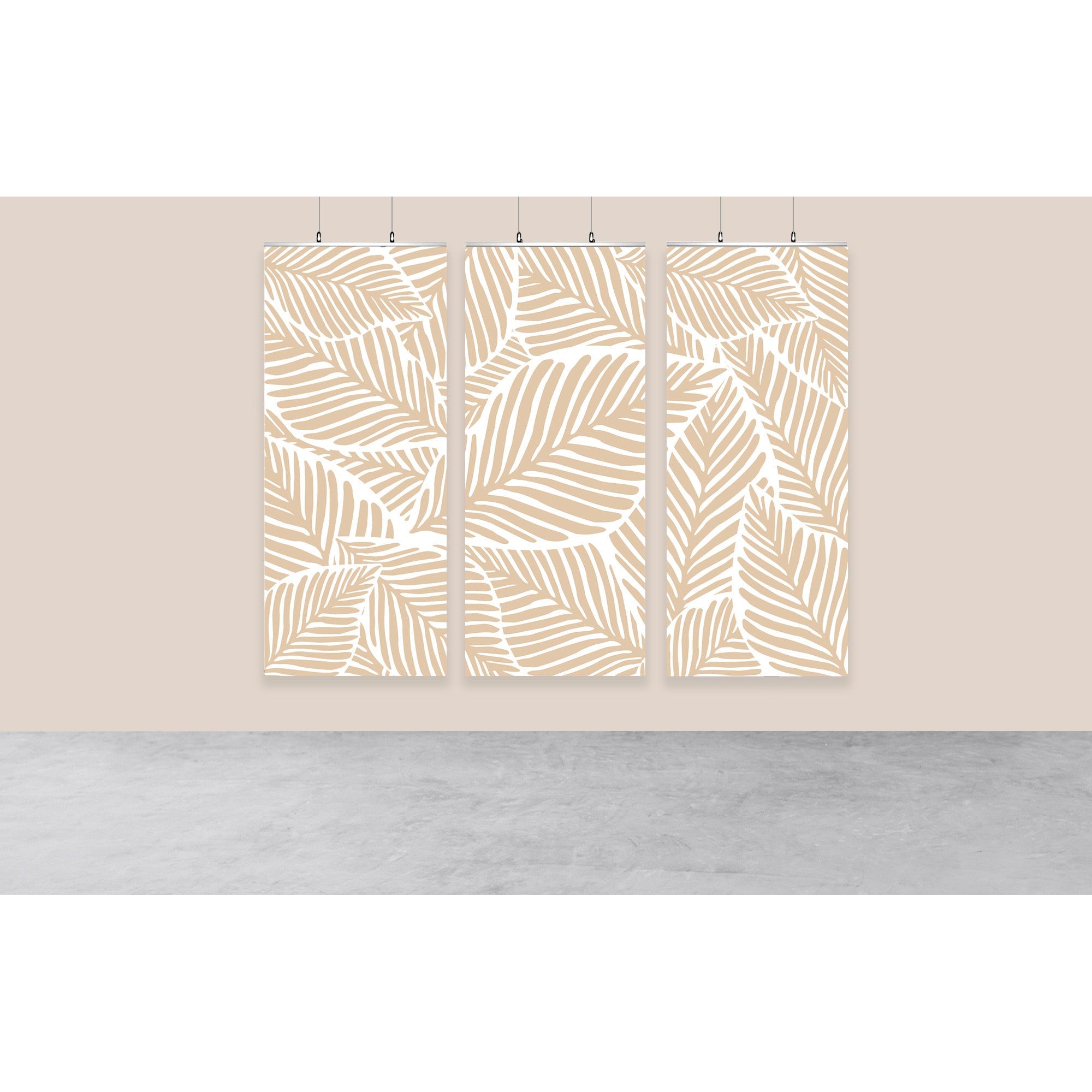 Visuel mural - Feuillage Triptyque