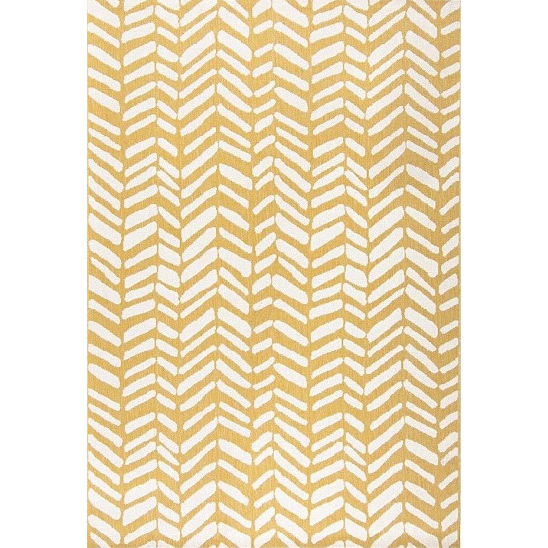 Tapis Chevron 200x290 cm - jaune