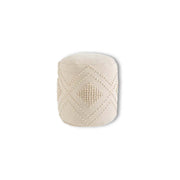 Pouf Boho dia 40 - écru