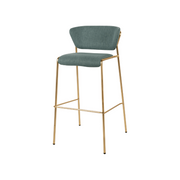 Tabouret Lisa laiton