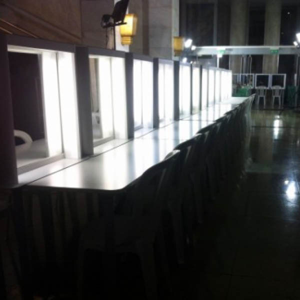 Caisson lumineux maquillage