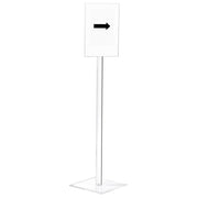 Panneau guidage plexi
